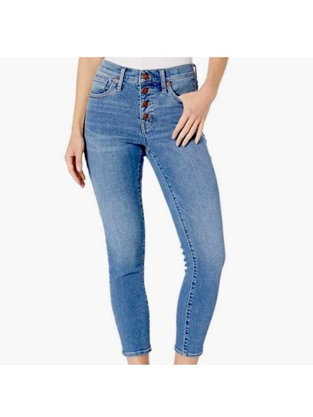 Madewell 9" Mid-Rise Skinny Crop Jean